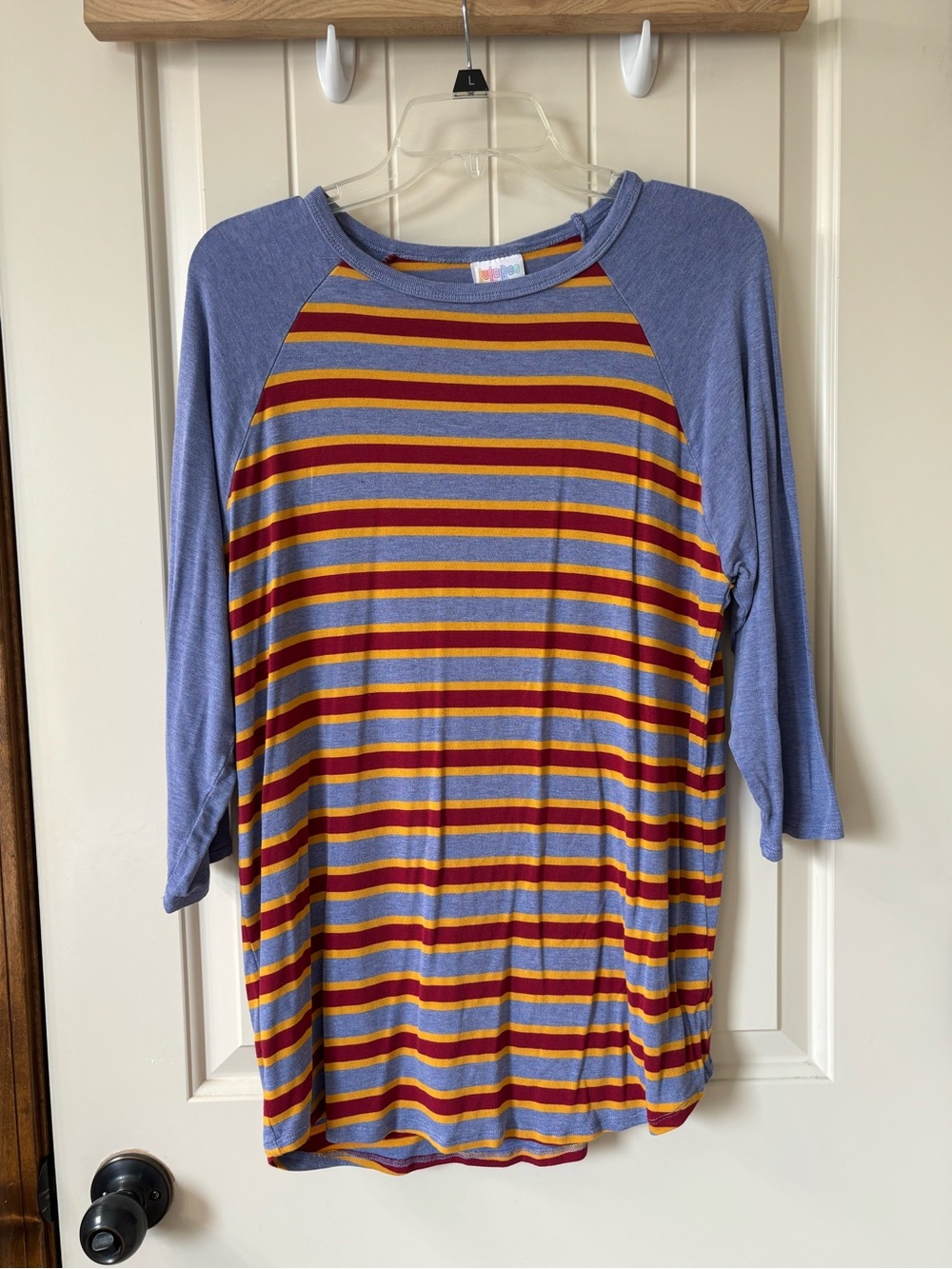 NWOT LuLaRoe Randy - Blue, Red & Yellow